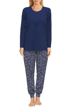 Götzburg Pyjama Damen Pyjama bedruckt (1 tlg) - Verkäufer: MASKADOR GmbH (Herstellerverkauf)