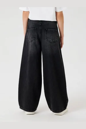 NAME IT 5-Pocket-Jeans NKFROSE HW WIDE JEANS 141 mit Destroyed Effekt