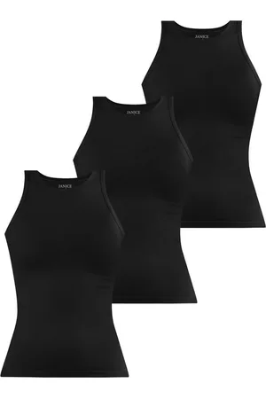 Janice Tanktop 3 x Damen Top hochgeschlossen Nauta Trägertop aus Baumwolle - Verkäufer: NORMANI