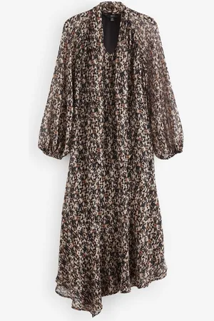 Next Midikleid Asymmetrisches Midikleid mit langen Ärmeln (1-tlg) - Verkäufer: Germany GmbH
