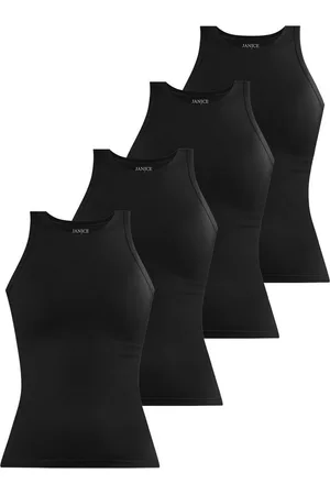 Janice Tanktop 4 x Damen Top hochgeschlossen Nauta Trägertop aus Baumwolle - Verkäufer: NORMANI