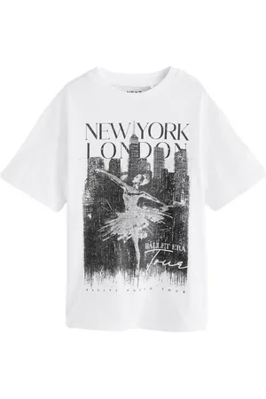 Next Print-Shirt Oversized Fit T-Shirt, Ballett-Grafik (1-tlg) - Verkäufer: Germany GmbH