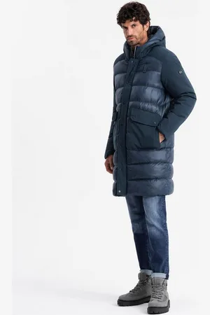 Ombre Clothing Winterjacke Lange Steppjacke für Herren - Verkäufer:
