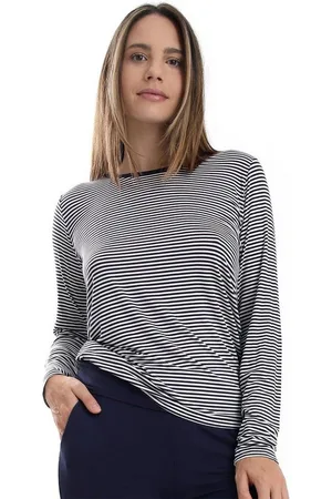SASSA T-Shirt Langarm Shirt Casual Comfort Stripe (Stück, 1-tlg) - - Verkäufer: Sibrise