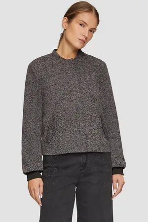QS by s.Oliver Funktionsjacke Melierter Blouson mit Druckknöpfen - Verkäufer: s.Oliver