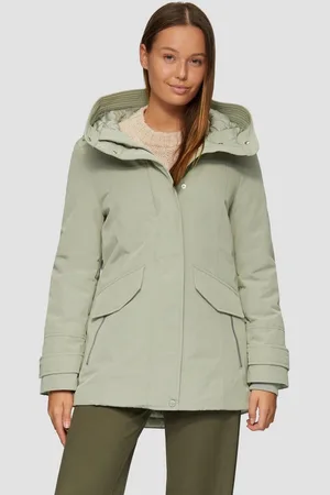 QS by s.Oliver Funktionsjacke Sportive Jacke mit leichter Wattierung und Logo-Tape Rippbündchen - Verkäufer: