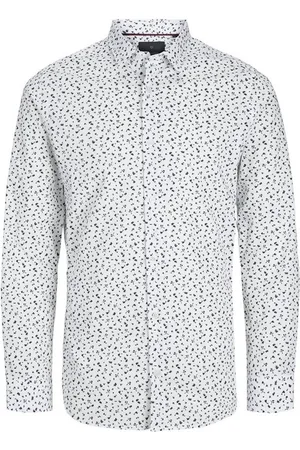 JACK & JONES Longsleeve JPRBLALEEDS PRINT DOBBY L/S SHIRT L - Verkäufer: RETURN