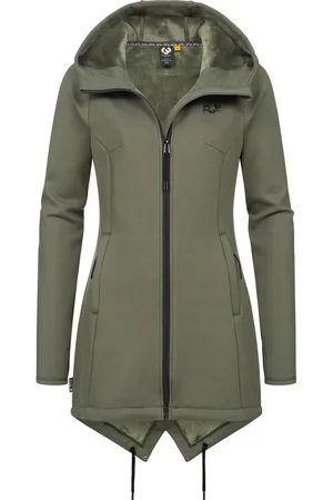 Ragwear Sweatjacke Wingi Sportliche Damen Kapuzenjacke mit kuschelig weichem Innenleben