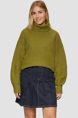 QS by s.Oliver Strickpullover Weicher Rollkragenpullover aus Baumwoll-Bouclé - Verkäufer: