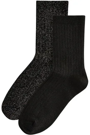 Next Kurzsocken Söckchen mit Glitzer-Effekt Baumwolle, 2er-Pack (2-Paar) - Verkäufer: Germany GmbH