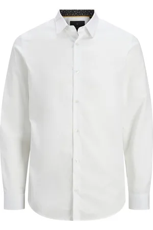 JACK & JONES Longsleeve JPRBLALEEDS PRINT DOBBY L/S SHIRT L - Verkäufer: RETURN