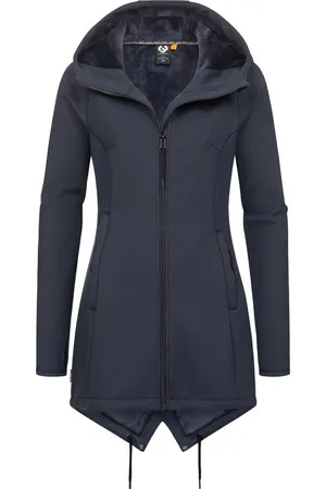 Ragwear Sweatjacke Wingi Sportliche Damen Kapuzenjacke mit kuschelig weichem Innenleben