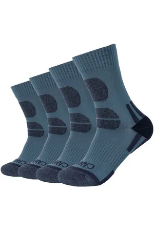 Camano Wandersocken function (4er Pack) Funktionssocken, knöchelhalt anatomische Passform, Fußgewölbe-Stütze