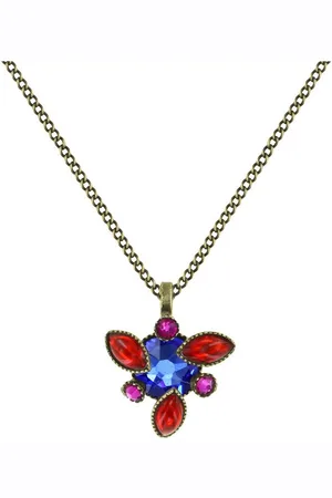 Konplott Kette mit Anhänger Kette mit Anhänger Alien Anemone multi antik Messing - Verkäufer: MST Frieling