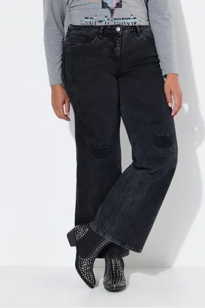 Angel of Style 5-Pocket-Jeans Jeans weites Bein Destroy-Effekte 5-Pocket - Verkäufer: Popken Fashion Group
