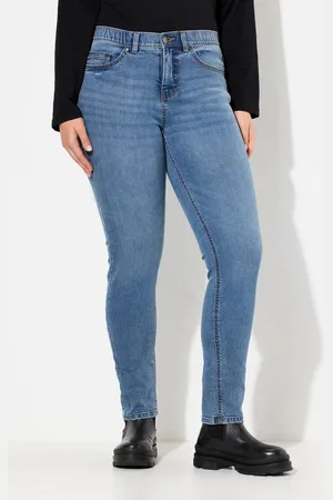 Ulla Popken Regular-fit-Jeans Jeans Sarah schmales Bein Komfortbund Stretch - Verkäufer: Popken Fashion Group