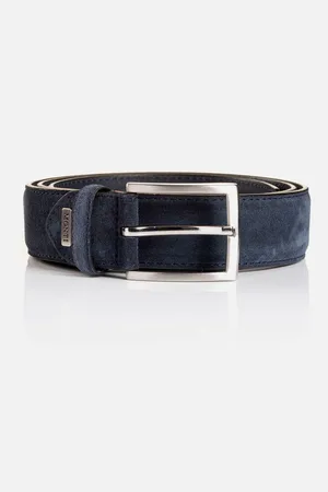 Carlo Monti Ledergürtel 3,5 cm breit, Business-Casual, Veloursleder, kürzbar