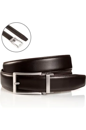Carlo Monti Ledergürtel 3,5 cm breit, Klassisch-Business, Automatikschließe - Passt immer