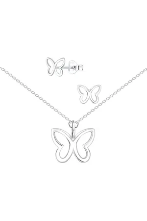 ALEXANDER YORK Schmuckset SCHMETTERLING, 4-tlg., 925 Sterling Silber - Verkäufer: