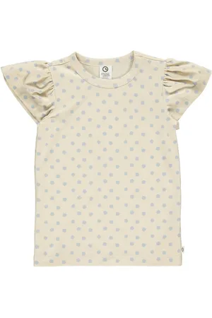 Green Cotton T-Shirt Kurzarmshirt Dots Freds World GREEN CN by Green Life