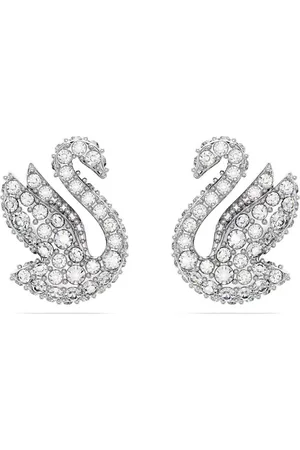 Swarovski Paar Ohrstecker Iconic Schwan Ohrstecker 5647873 Schwan, weiß, rhodiniert (kein Set, 2-tlg., inkl. edelm Schmucketui) - Verkäufer: Juwelier-Bacak