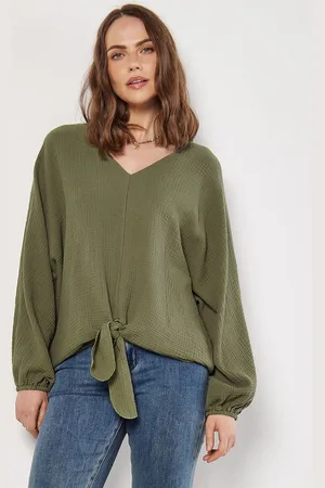 Apricot Strickpullover überschnitten, mit Knoten - Verkäufer: