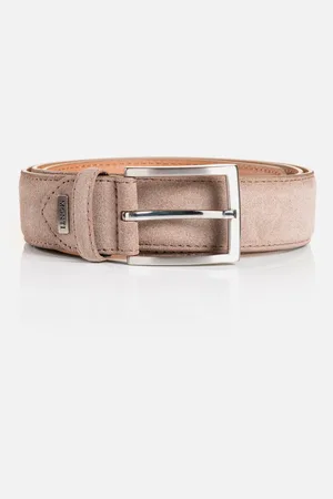 Carlo Monti Ledergürtel 3,5 cm breit, Business-Casual, Veloursleder, kürzbar