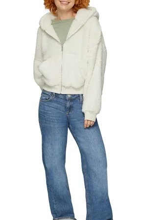 QS by s.Oliver Kapuzensweatshirt mit Teddy Fell