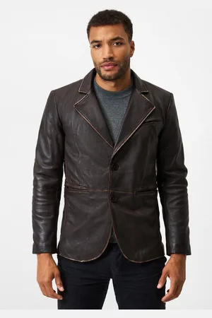 RICANO Ledersakko Ricardo vintage Lederjacke aus Lamm Nappa Leder - Verkäufer: