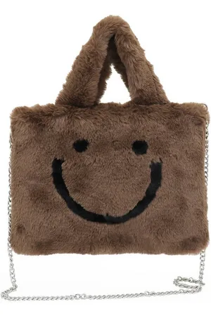 Lara Lauren Handtasche Plüsch stylische Minitasche mit Kette, flauschige Crossbody Bag aus Kunstfell - Verkäufer: Lililove Geschenkset