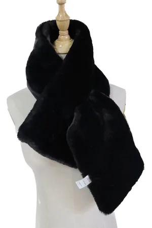Lara Lauren Schal warmer Loop aus Kunstfell, 100% Webpelz/ Kunstfell - Verkäufer: Lililove Geschenkset