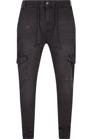 2Y Cargohose Herren 2Y Basic Cargo Antifit Denim (1-tlg)
