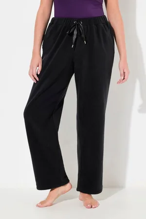 Ulla Popken Funktionshose Loungewear-Fleecehose gerades Bein Elastikbund - Verkäufer: Popken Fashion Group