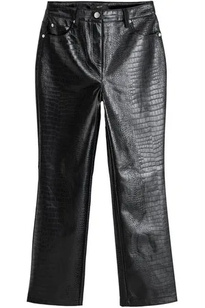 Next Lederimitathose Hose aus Kunstleder mit geradem Bein (1-tlg) - Verkäufer: Germany GmbH