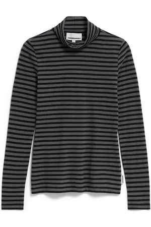 Armedangels Longsleeve GRAZILIAA STRIPES Damen (1-tlg) Slim Fit aus Bio-Baumwolle - Verkäufer: