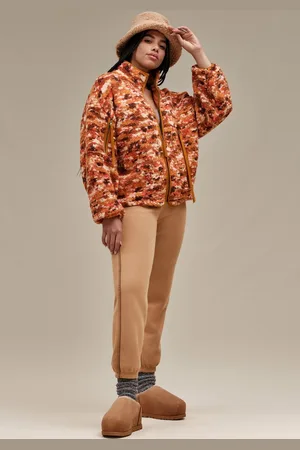 UGG Bouclèjacke W MARLENE JACKET BOUCLE mit Zierreißverschlüssen