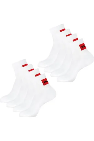 HUGO BOSS Freizeitsocken SH Rib Label CC (4-Paar) mit Plüschsohle - Verkäufer: bonvenon