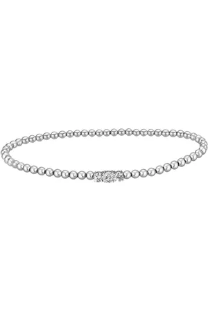 Firetti Armband Schmuck Geschenk Silber 925 Armschmuck Armkette Kugelstretch, mit Zirkonia (synth)