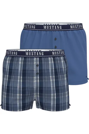 Mustang Boxershorts Freddy Unterhose Unterwäsche (Set, 2-St., 2er-Pack) Bequem & locker - OEKO-TEX® Standard - Elastischer Bund - Atmungsaktiv - Verkäufer: s2c GmbH