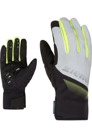 Ziener Fleecehandschuhe DILIP AS(R) TOUCH bike glove POISON YELLOW - Verkäufer: Intersport Drucks