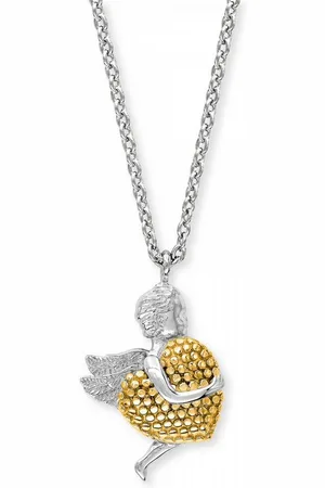 Engelsrufer Kette mit Anhänger Halskette Damen Schutzengel Vergoldet ERN-ANGEL-HEART-BIG - Verkäufer: Karat24