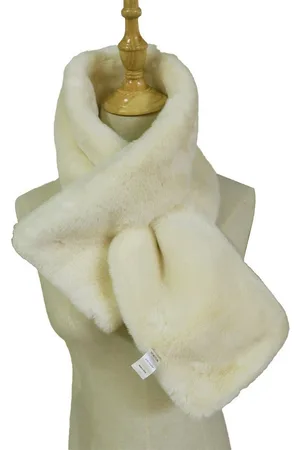 Lara Lauren Schal warmer Loop aus Kunstfell, 100% Webpelz/ Kunstfell - Verkäufer: Lililove Geschenkset