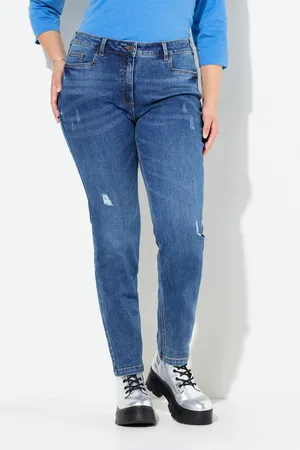 Ulla Popken Regular-fit-Jeans Jeans Sarah Destroy-Effekte schmales Bein - Verkäufer: Popken Fashion Group