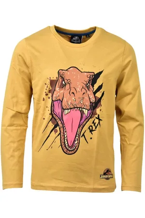 Jurassic World Langarmshirt T-Rex Jungen Shirt aus Baumwolle Gr. 104- 128 cm - Verkäufer: Starkids Licensed Brands and more