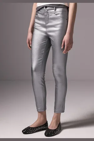 Street one Röhrenhose mit Glitzer-Effekt