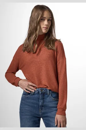Street one Langarmshirt aus softem Materialmix