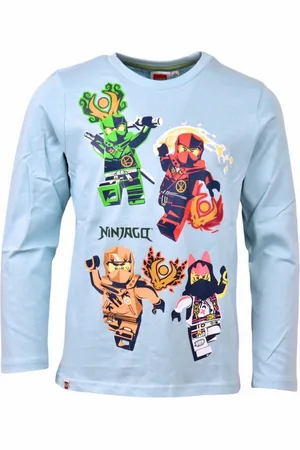 Lego Langarmshirt Ninjago Jungen Shirt aus Baumwolle Gr. 98- 128 cm - Verkäufer: Starkids Licensed Brands and more
