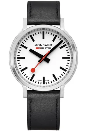 Mondaine Quarzuhr top2go mit Lederband 41 mm - Verkäufer: uhrcenter