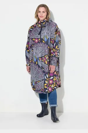 Laurasøn Funktionsjacke Funktions-Regencape Unisex Print Kapuze - Verkäufer: Popken Fashion Group