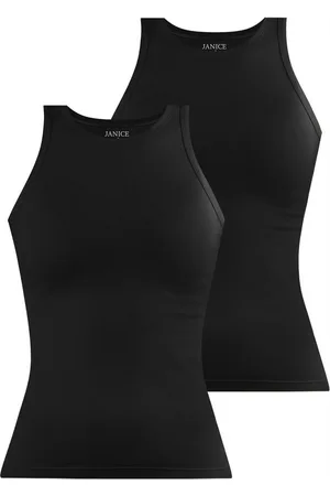 Janice Tanktop 2 x Damen Top hochgeschlossen Nauta Trägertop aus Baumwolle - Verkäufer: NORMANI